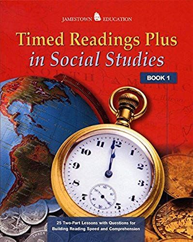 Timed Readings Plus Social Studies Book 7: 25 Two-Part Lessons With Questions For Building Reading Speed And Comprehension