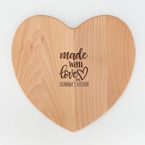 Planche À Découper En Bois Massif En Forme De Coeur Plusieurs Options : Maman, Grand-Mère, Grand-Mère, Grand-Mère, Grand-Mère, Grand-Mère, Grand-Mère, Grand-Mère, Grand-Mè