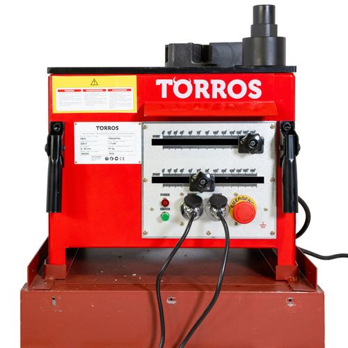 Plieuse fer à beton électrique pour cintrage barres d'armature de 6 à 32 mm angles de 0° à 180° 2,8/3 kW 230V Torros RB32