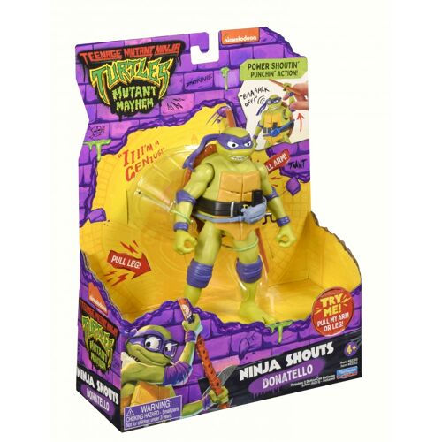Movie 2023 Tortues Ninja - Figurine Deluxe 15 Cm Avec Fonction Électronique - Donatello