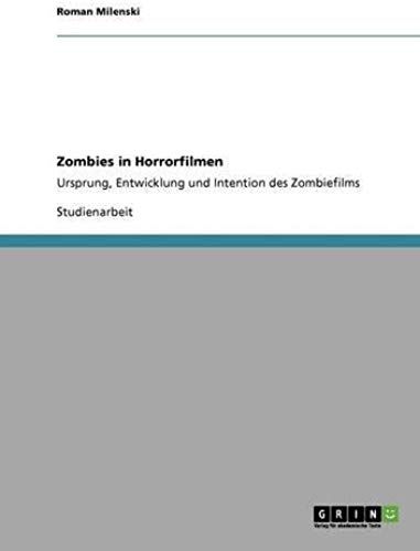 Zombies In Horrorfilmen