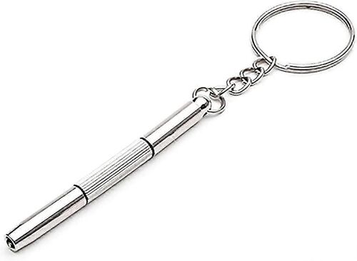 Tournevis pour lunettes, mini tournevis portable 3 en 1 avec porte-clés, kit de micro-tournevis