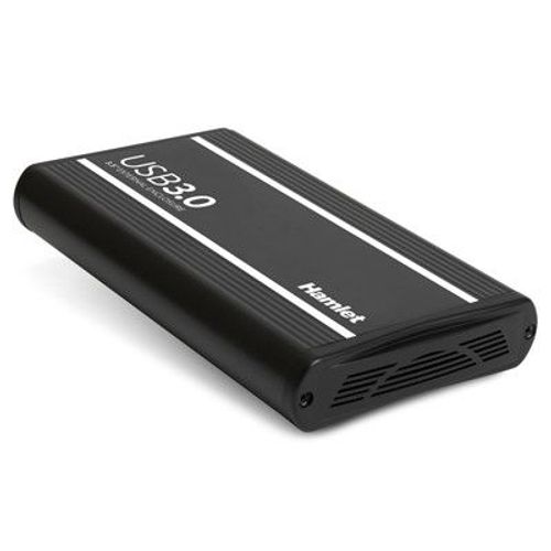 Hamlet Box Esterno per HDD SATA 3.5" USB-C/USB-A 5Gbps HXD3U6G-AC