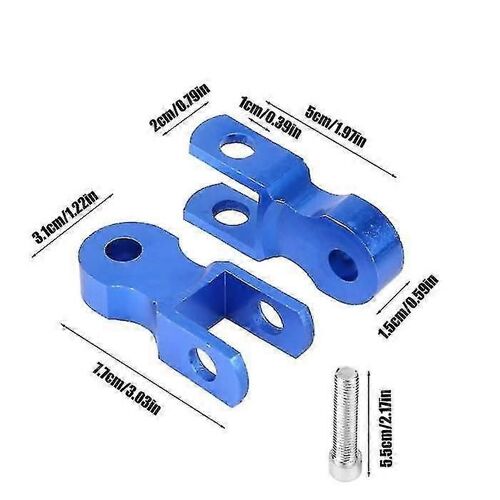 Rehausseur D'amortisseur Arrière De Moto, 2 Pièces, 5 Cm, Dispositif De Rehaussement Pour Châssis Avec Vis, Kit Automatique