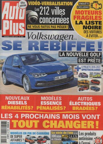 Auto Plus 1616 - Nouvelle Golf / Vidéo Verbalisation / La Liste Noire Des Voitures À Éviter