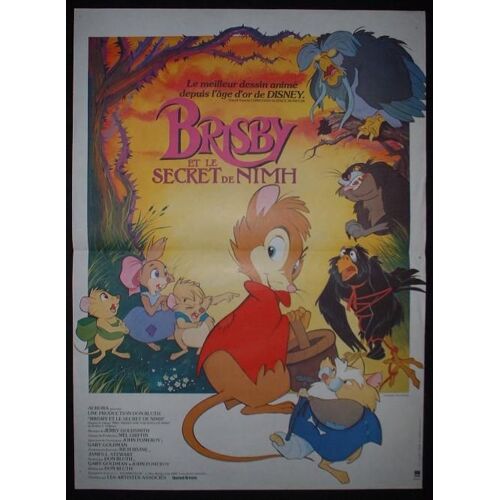 Brisby Et Le Secret De Nimh * Walt Disney - Film 1982 - Affiche De Cinéma Originale - 40x60 Cm Original Release Walt Disney Movie Poster * Walt Disney