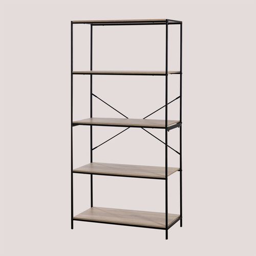 Étagère En Bois Et Métal Baxter Black&natural