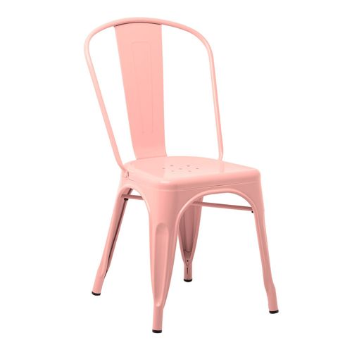 Lot De 4 Chaises De Salle À Manger Empilables Lix Rose Quartz