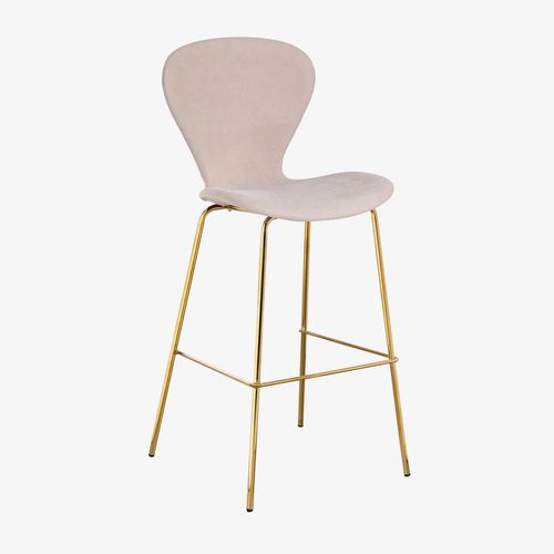 Lot De 2 Tabourets Hauts Uit Doré ¿75 Cm