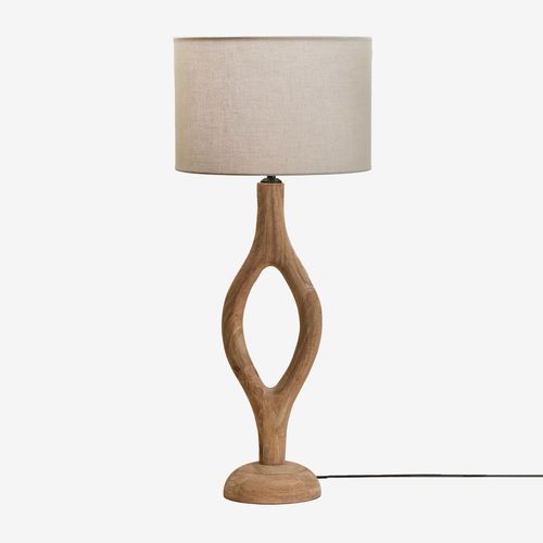 Lampe De Table En Bois De Manguier Gracia Bois De Mangue