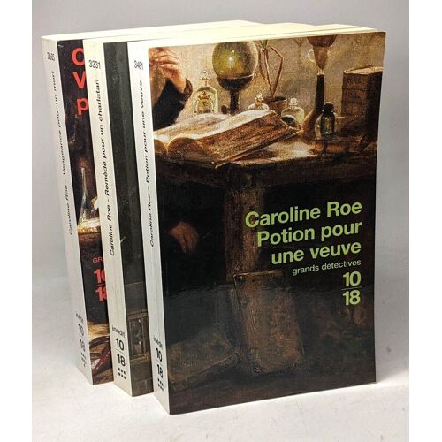 3 Livres: Potion Pour Une Veuve + Remède Pour Un Charlatan + Vengeance Pour Un Mort