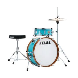 Tama Club-Jam Mini Ljk28s-Aqb Aqua Blue - Batterie Acoustique 2 Fûts (Sans Cymbales Ni Accessoires)