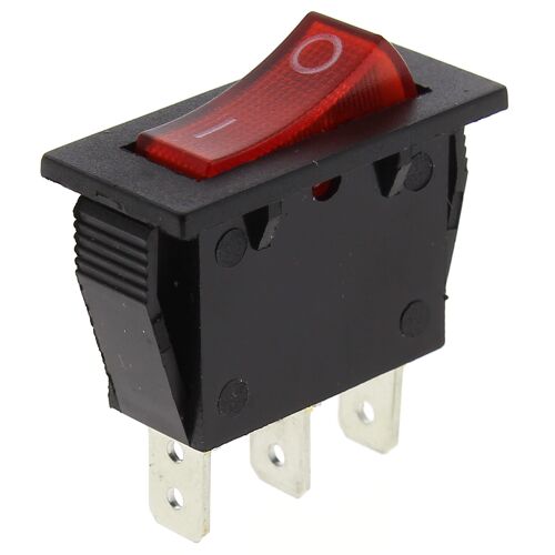 Interrupteur 3 cosses rouge pour Centrale vapeur Calor, Centrale vapeur Rowenta, Cafetiere Braun, Cuiseur Tefal, Barbecue Tefal, Raclette Tefal, Pierr