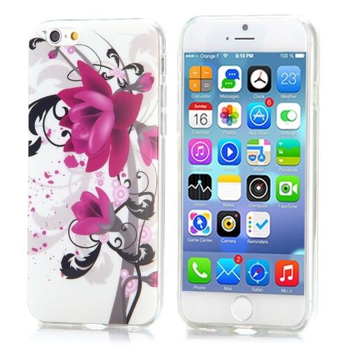 COQUE iPHONE 6 6S PLUS (5"5) LA BELLE ROSE SILICONE SEMI-RIGIDE (TPU)