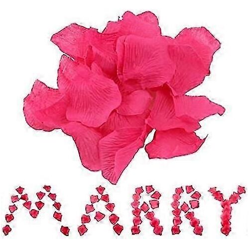 1000 pétales de rose en soie fuchsia fleur de mariage