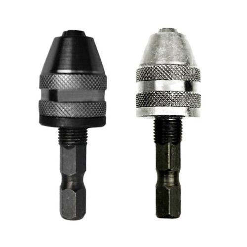 HexDrill Chuck Tournevis sans clé Tournevis à percussion Adaptateur de tournevis électrique Pince de mandrin Fixation Hex 0.5