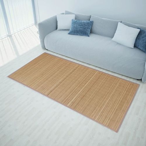 Tapis En Bambou 160x230 Cm Marron