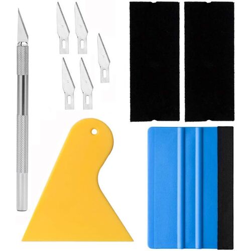 ERSHI-Outil de Pellicule de Vinyle Outil de Film pour Fenêtre Outil de Teinte pour Fenêtre Outil de Papier Peint avec Raclette en [1