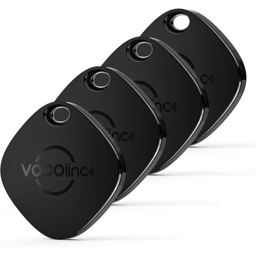 NouvelHorizonstore-Air Tag Traceur Lot de 4 Fonctionne avec Apple Localiser App (iOS Uniquement, Pas pour Android), Localisateur de d'articles Bluetooth Tracker pour Cl¿¿s, Bagages, Valise, Portefeuil