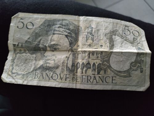 Billet De 50 Francs Maurice Quentin De La Tour 1991