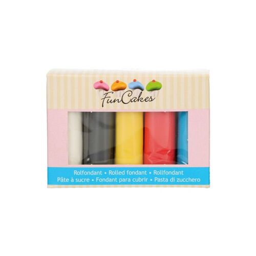 Pâte À Sucre Couleurs Primaires 5x100g
