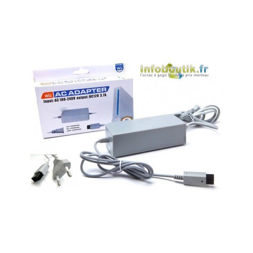 Bloc Adaptateur, Alimentation Secteur Pour Nintendo Wii