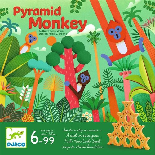 Jeu D Ambiance Djeco Pyramid Monkey