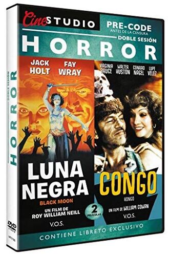 Doble Sesión Horror: Luna Negra (Black Moon) V.O.S. 1934 + Congo (Kongo) V.O.S. 1932 - Cine Studio Pre-Code