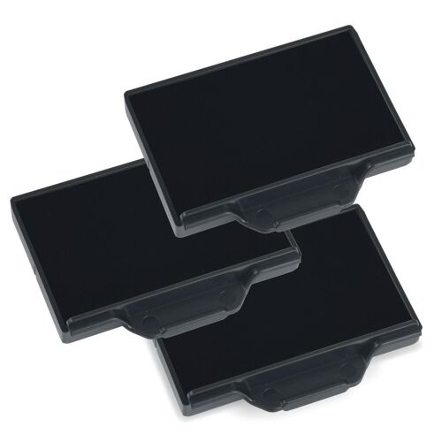 Trodat Lot De 3 Cassettes Encreur De Rechange Pour Tampon 6/56a Noir