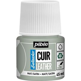 Pébéo Flacon 45ml Peinture Setacolor Cuir Vert Sauge