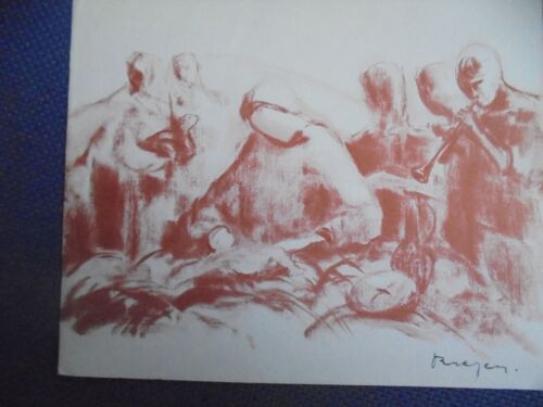 Carte Postale-Sanguine De Paul Breyer 1967 - Nativité-