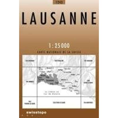Swisstopo 1 : 25 000 Lausanne