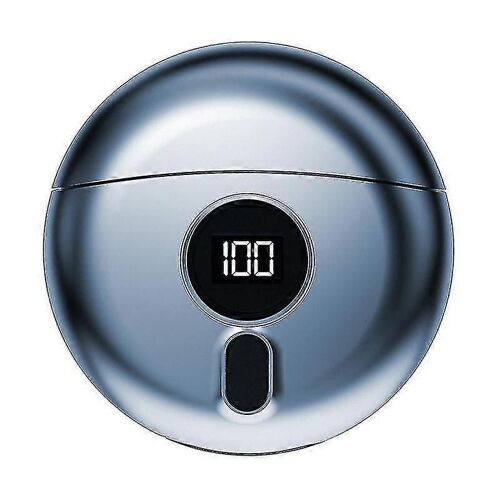 Rasoir Électrique Rond Portable Pour Hommes, Étanche, Sans Fil, Avec Couvercle À Ventouse Magnétique - Aaa