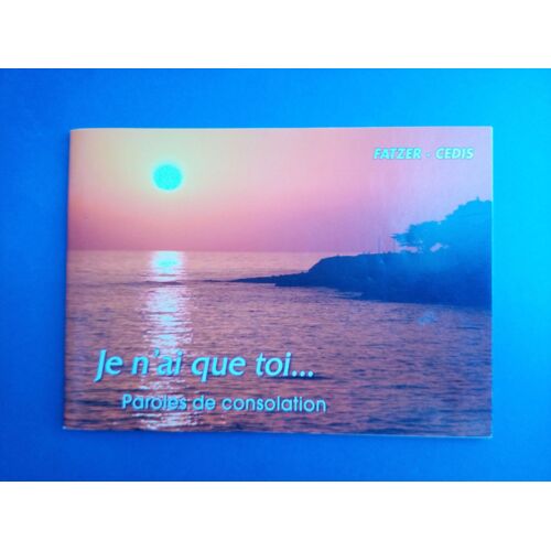 Je N'ai Que Toi - Paroles De Consolation
