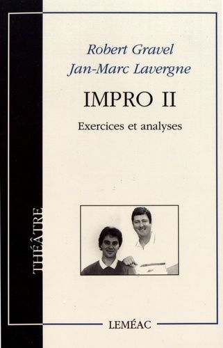 Impro - Tome 2, Exercices Et Analyses