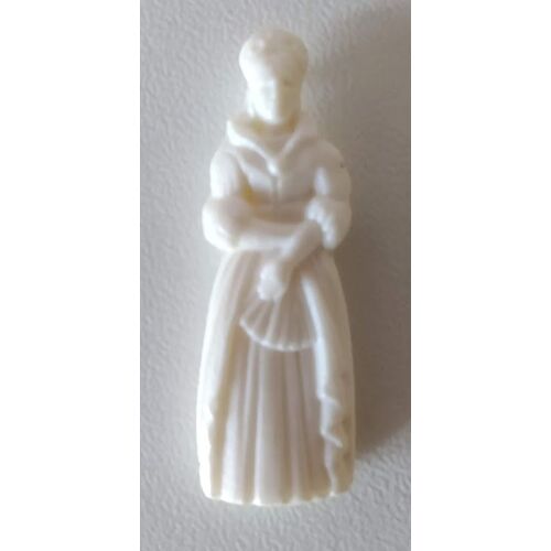 Fève Plate Plastique Reine