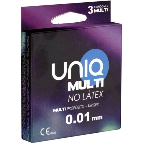 Uniq Multi Préservatifs Sans Latex 3 Unités