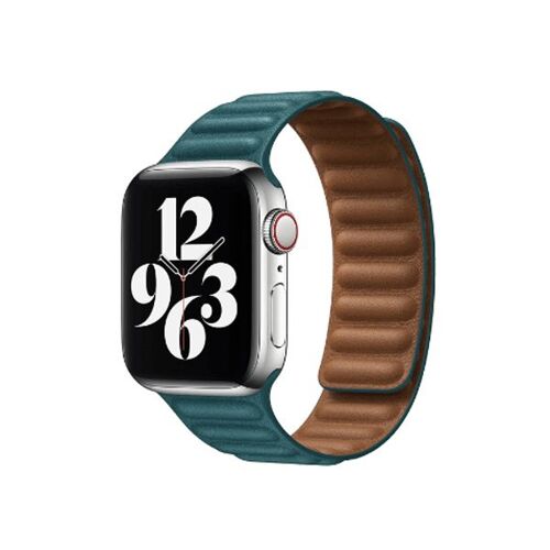 Bracelet Magnétique En Silicone Lisse Para Apple Watch Ultra 3 - Azul