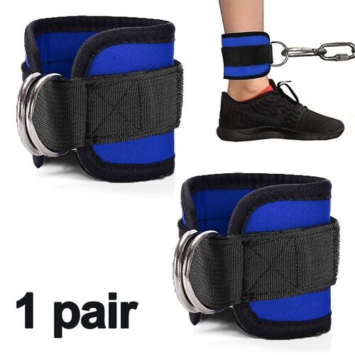 Sangles De Cheville Durables Pour Machines À Câbles - Parfaites Pour Les Kickbacks, Les Exercices Fessiers Et Les Extensions De Jambes - Ajustement Réglable