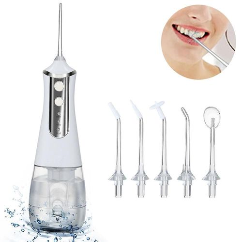 Hydropulseur : Irrigateur Dentaire Sans Fil Avec 3 Modes, Capacité De 350 Ml