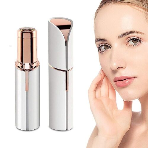 Épilateur Facial Indolore Pour Femmes - Tondeuse Hypoallergénique Avec Lumière Led Pour Une Épilation Et Un Nettoyage Faciles