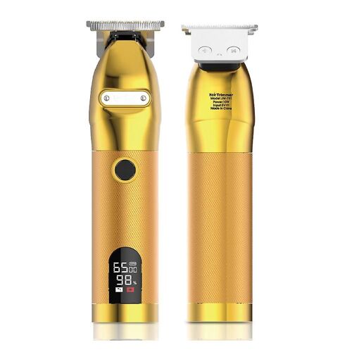 Tondeuse À Cheveux Professionnelle Rechargeable Pour Hommes ¿ Tondeuse À Barbe Avec Écran Led Et Lames Lavables