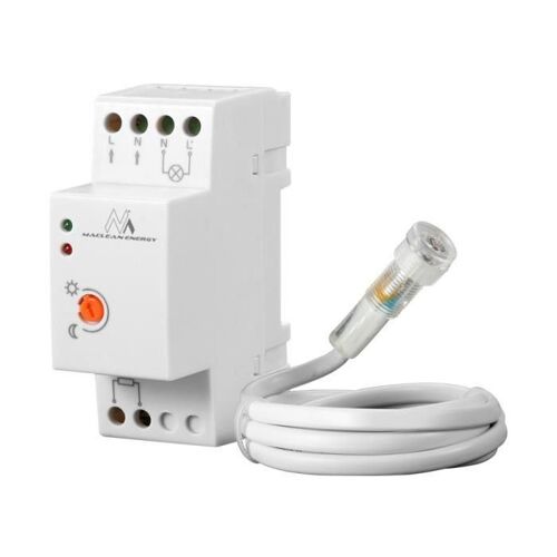MACLEAN Interrupteur Crépusculaire MCE83 20A Avec Capteur de Lumière externe