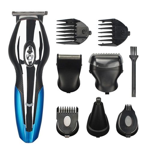 Tondeuses À Cheveux Pour Hommes 6 En 1 : Tondeuse À Barbe, Tondeuse À Oreilles Et À Nez, Kit De Toilettage