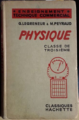 Physique Classe De 3e Enseignement Technique Commercial