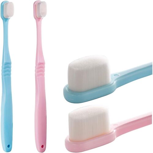 Brosse À Dents Ultra Douce Pour Gencives Sensibles - 20 000 Poils Pour Un Nettoyage En Douceur Et Un Design Adapté Aux Voyages