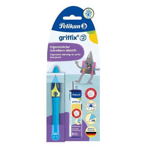 Pelikan Porte-Mines D'apprentissage Griffix Neon Fresh Blue