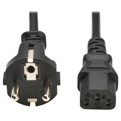 Eaton Tripp Lite Series - Câble d'alimentation - power CEE 7/7 (M) pour power IEC 60320 C13 - CA 100-250 V - 10 A - 2 m - noir - Europe