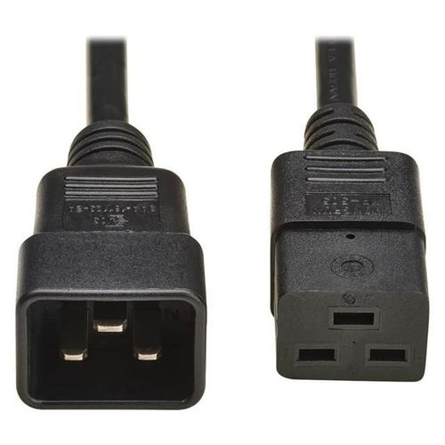 Eaton Tripp Lite Series - Rallonge de câble d'alimentation - IEC 60320 C19 pour IEC 60320 C20 - CA 250 V - 16 A - 2 m - noir - Europe - pour P/N: PLC19BK, PLC19BL, PLC19RD