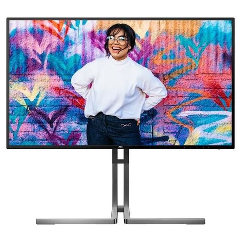 AOC U27U3CV - Graphic Pro Series - écran LED - 27" - 3840 x 2160 4K @ 60 Hz - Nano IPS - 350 cd/m² - 1300:1 - DisplayHDR 400 - 4 ms - 2xHDMI, DisplayPort, 2xUSB-C - haut-parleurs - noir